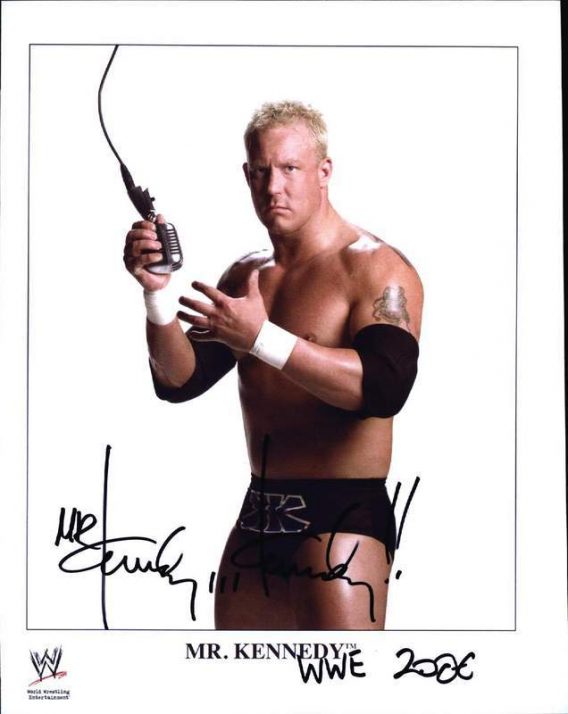 Ken Kennedy Anderson signed WWE wrestling 8x10 photo W/Cert Autographed 33 signed 8x10 photo