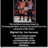 Ken Kennedy Anderson signed WWE wrestling 8x10 photo W/Cert Autographed 38 Certificate of Authenticity from The Autograph Bank
