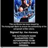 Ken Kennedy Anderson signed WWE wrestling 8x10 photo W/Cert Autographed 40 Certificate of Authenticity from The Autograph Bank