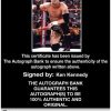 Ken Kennedy Anderson signed WWE wrestling 8x10 photo W/Cert Autographed 44 Certificate of Authenticity from The Autograph Bank