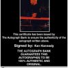 Ken Kennedy Anderson signed WWE wrestling 8x10 photo W/Cert Autographed 47 Certificate of Authenticity from The Autograph Bank