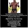 Ken Kennedy Anderson signed WWE wrestling 8x10 photo W/Cert Autographed 50 Certificate of Authenticity from The Autograph Bank