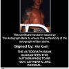 Kid Kash authentic signed WWE wrestling 8x10 photo W/Cert Autographed 02 Certificate of Authenticity from The Autograph Bank