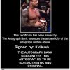 Kid Kash authentic signed WWE wrestling 8x10 photo W/Cert Autographed 05 Certificate of Authenticity from The Autograph Bank
