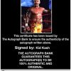 Kid Kash authentic signed WWE wrestling 8x10 photo W/Cert Autographed 11 Certificate of Authenticity from The Autograph Bank