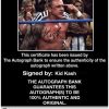 Kid Kash authentic signed WWE wrestling 8x10 photo W/Cert Autographed 15 Certificate of Authenticity from The Autograph Bank