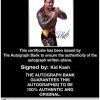 Kid Kash authentic signed WWE wrestling 8x10 photo W/Cert Autographed 17 Certificate of Authenticity from The Autograph Bank