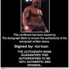 Kid Kash authentic signed WWE wrestling 8x10 photo W/Cert Autographed 18 Certificate of Authenticity from The Autograph Bank