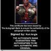 Kurt Angle authentic signed WWE wrestling 8x10 photo W/Cert Autographed 03 Certificate of Authenticity from The Autograph Bank