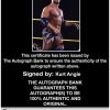 Kurt Angle authentic signed WWE wrestling 8x10 photo W/Cert Autographed 06 Certificate of Authenticity from The Autograph Bank