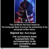Kurt Angle authentic signed WWE wrestling 8x10 photo W/Cert Autographed 13 Certificate of Authenticity from The Autograph Bank