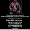 Kurt Angle authentic signed WWE wrestling 8x10 photo W/Cert Autographed 16 Certificate of Authenticity from The Autograph Bank