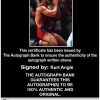 Kurt Angle authentic signed WWE wrestling 8x10 photo W/Cert Autographed 17 Certificate of Authenticity from The Autograph Bank