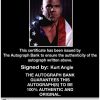 Kurt Angle authentic signed WWE wrestling 8x10 photo W/Cert Autographed 12 Certificate of Authenticity from The Autograph Bank