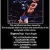 Kurt Angle authentic signed WWE wrestling 8x10 photo W/Cert Autographed 25 Certificate of Authenticity from The Autograph Bank