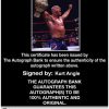 Kurt Angle authentic signed WWE wrestling 8x10 photo W/Cert Autographed 30 Certificate of Authenticity from The Autograph Bank