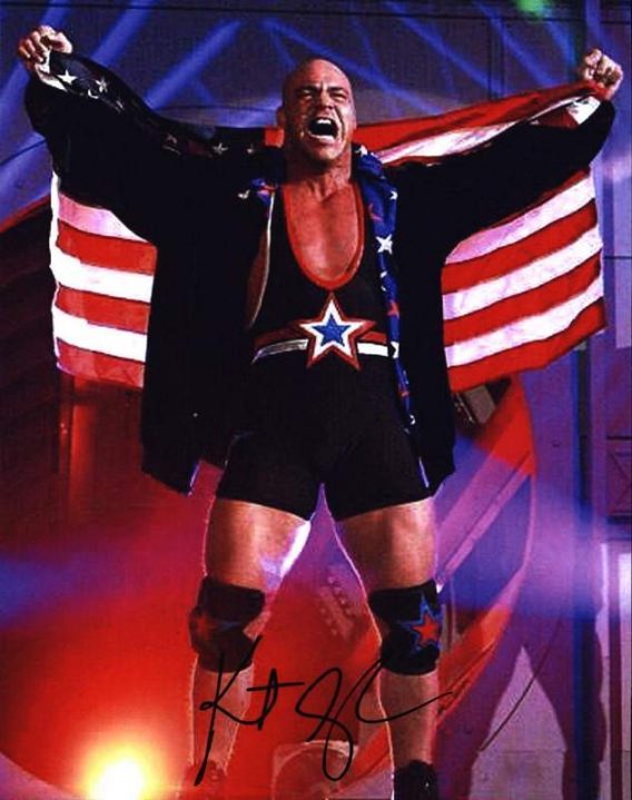 Kurt Angle authentic signed WWE wrestling 8x10 photo W/Cert Autographed 31 signed 8x10 photo