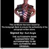 Kurt Angle authentic signed WWE wrestling 8x10 photo W/Cert Autographed 32 Certificate of Authenticity from The Autograph Bank