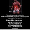 Kurt Angle authentic signed WWE wrestling 8x10 photo W/Cert Autographed 34 Certificate of Authenticity from The Autograph Bank