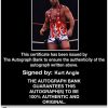 Kurt Angle authentic signed WWE wrestling 8x10 photo W/Cert Autographed 36 Certificate of Authenticity from The Autograph Bank