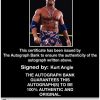 Kurt Angle authentic signed WWE wrestling 8x10 photo W/Cert Autographed 38 Certificate of Authenticity from The Autograph Bank
