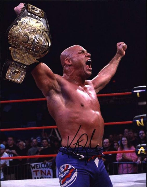 Kurt Angle authentic signed WWE wrestling 8x10 photo W/Cert Autographed 39 signed 8x10 photo