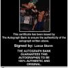 Lance Storm authentic signed WWE wrestling 8x10 photo W/Cert Autographed 50 Certificate of Authenticity from The Autograph Bank