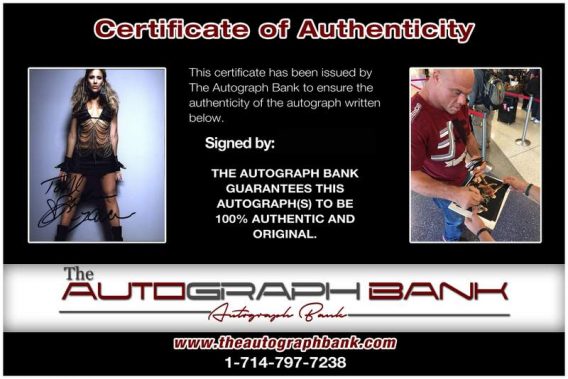 Lilian Garcia authentic signed WWE wrestling 8x10 photo W/Cert Autographed 0450 Certificate of Authenticity from The Autograph Bank