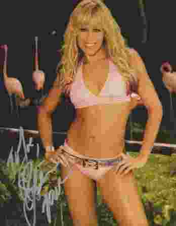 Lilian Garcia authentic signed WWE wrestling 8x10 photo W/Cert Autographed 02 signed 8x10 photo