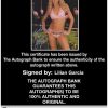 Lilian Garcia authentic signed WWE wrestling 8x10 photo W/Cert Autographed 03 Certificate of Authenticity from The Autograph Bank