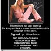 Lilian Garcia authentic signed WWE wrestling 8x10 photo W/Cert Autographed 04 Certificate of Authenticity from The Autograph Bank