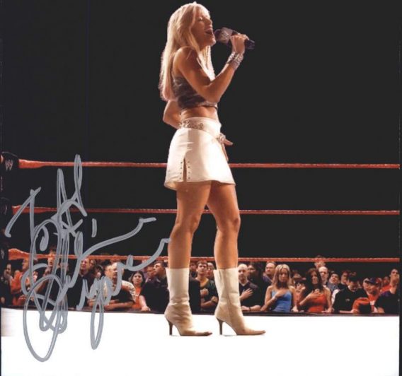 Lilian Garcia authentic signed WWE wrestling 8x10 photo W/Cert Autographed 07 signed 8x10 photo