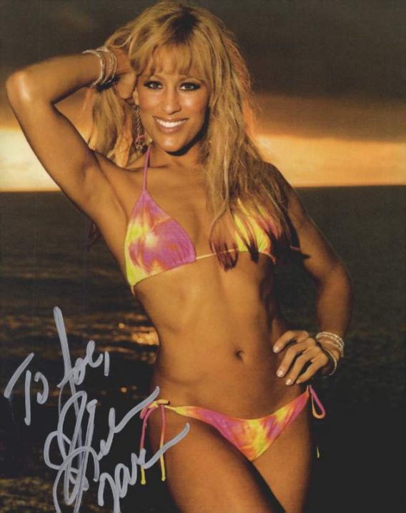 Lilian Garcia authentic signed WWE wrestling 8x10 photo W/Cert Autographed 09 signed 8x10 photo