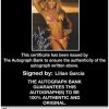 Lilian Garcia authentic signed WWE wrestling 8x10 photo W/Cert Autographed 09 Certificate of Authenticity from The Autograph Bank