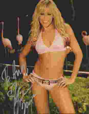 Lilian Garcia authentic signed WWE wrestling 8x10 photo W/Cert Autographed 13 signed 8x10 photo