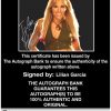 Lilian Garcia authentic signed WWE wrestling 8x10 photo W/Cert Autographed 16 Certificate of Authenticity from The Autograph Bank