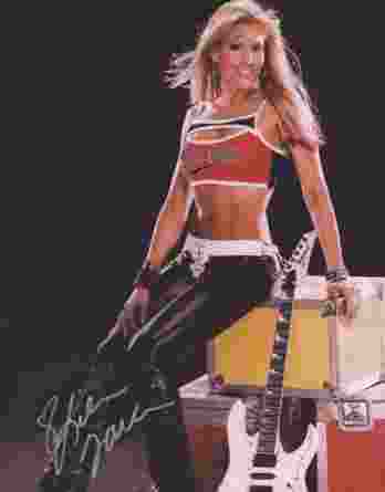 Lilian Garcia authentic signed WWE wrestling 8x10 photo W/Cert Autographed 27 signed 8x10 photo