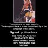 Lilian Garcia authentic signed WWE wrestling 8x10 photo W/Cert Autographed 27 Certificate of Authenticity from The Autograph Bank
