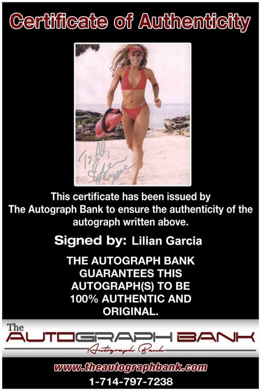 Lilian Garcia Signed Autographed 8x10 Photo  w/COA TNA WWE P-1101 