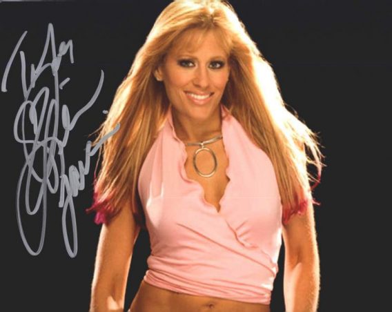 Lilian Garcia authentic signed WWE wrestling 8x10 photo W/Cert Autographed 29 signed 8x10 photo
