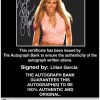 Lilian Garcia authentic signed WWE wrestling 8x10 photo W/Cert Autographed 29 Certificate of Authenticity from The Autograph Bank