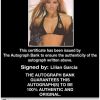 Lilian Garcia authentic signed WWE wrestling 8x10 photo W/Cert Autographed 31 Certificate of Authenticity from The Autograph Bank