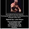 Luther Reigns authentic signed WWE wrestling 8x10 photo W/Cert Autographed 01 Certificate of Authenticity from The Autograph Bank