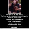 Luther Reigns authentic signed WWE wrestling 8x10 photo W/Cert Autographed 06 Certificate of Authenticity from The Autograph Bank
