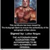 Luther Reigns authentic signed WWE wrestling 8x10 photo W/Cert Autographed 07 Certificate of Authenticity from The Autograph Bank