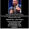 Luther Reigns authentic signed WWE wrestling 8x10 photo W/Cert Autographed 13 Certificate of Authenticity from The Autograph Bank