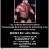 Luther Reigns authentic signed WWE wrestling 8x10 photo W/Cert Autographed 15 Certificate of Authenticity from The Autograph Bank