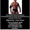 Luther Reigns authentic signed WWE wrestling 8x10 photo W/Cert Autographed 18 Certificate of Authenticity from The Autograph Bank