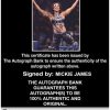 Mickie James authentic signed WWE wrestling 8x10 photo W/Cert Autographed 01 Certificate of Authenticity from The Autograph Bank