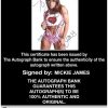 Mickie James authentic signed WWE wrestling 8x10 photo W/Cert Autographed 02 Certificate of Authenticity from The Autograph Bank